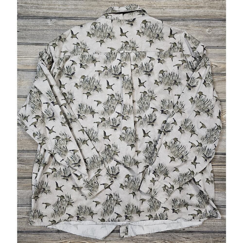 Woolrich Shirt Mens 2XL AOP Bird Duck Water Fowl Button Down Hunting Outdoor - Picture 6 of 6